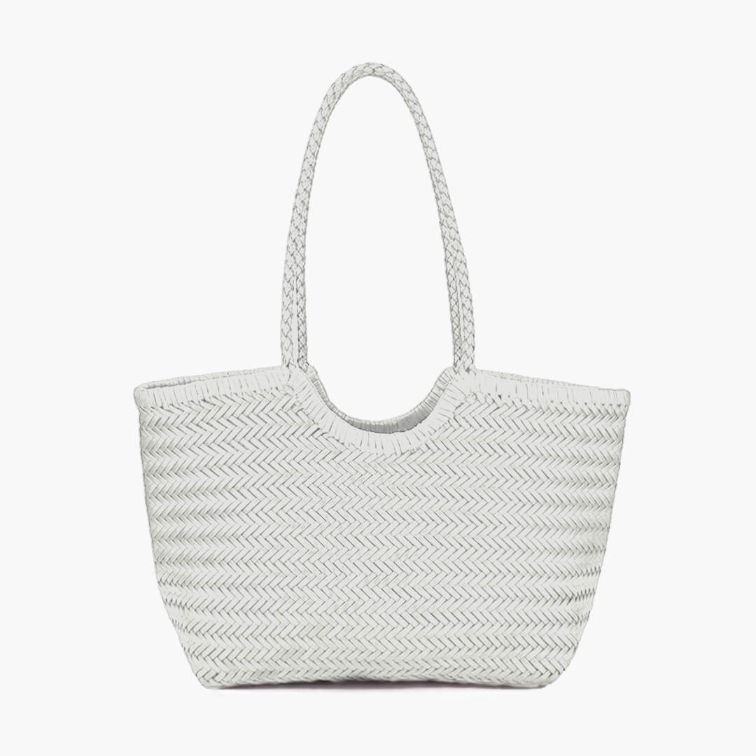 Elise Mode Dames Gevlochten Tas met Handvat