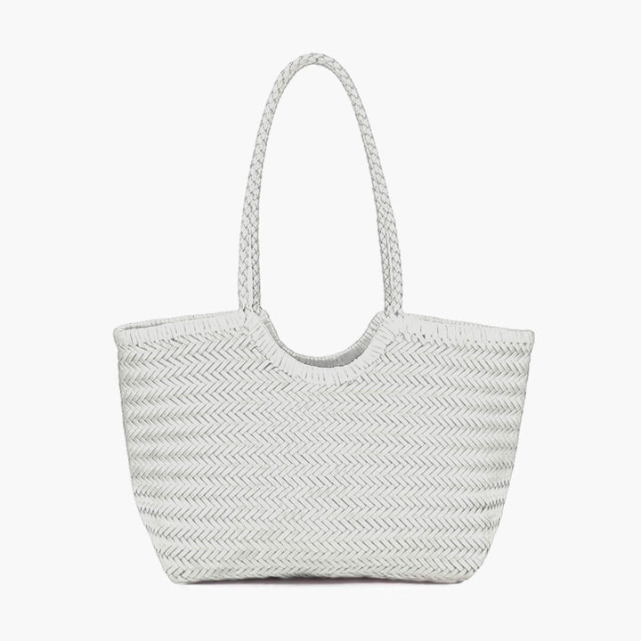 Elise Mode Dames Gevlochten Tas met Handvat