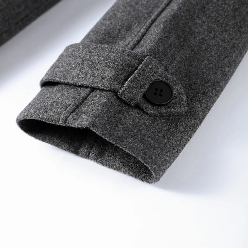 Elise Mode Dames Oversized Wollen Winterjas