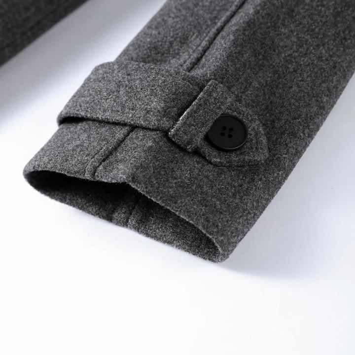 Elise Mode Dames Oversized Wollen Winterjas